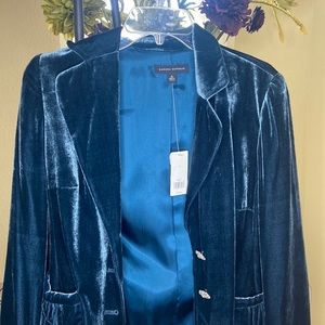 Banana republic velvet blazer